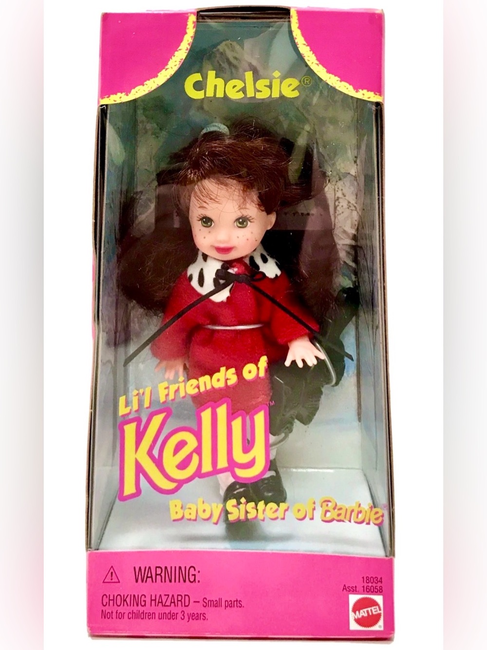 Barbie Vintage 1997 Li’l Friends Of Kelly Chelsie Baby Sister 16058 New In Box